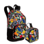 Kit Mochila Grande e Lancheira Grande Nba Begins - Preto