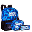 Kit Mochila Grande mais Lancheira Pequena e Estojo 2 Compartimentos Sestini Plus Colorido - Game 2