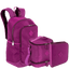 Kit Mochila Grande Sestini Magic mais Lancheira Fitness 2 Compartimentos e Estojo Artistico - Roxo