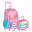 Kit Mochilete Grande e Lancheira Pequena X Colors Girls - Colorido