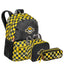 Kit Mochila Grande mais Lancheira Pequena e Estojo 2 Compartimentos Minions M Plus Chees - Colorido