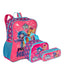 Kit Mochila Grande mais Lancheira Pequena e Estojo 2 Compartimentos My Little M Heart - Colorido
