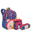 Kit Mochila Média mais Lancheira Especial e Estojo 2 Compartimentos Sestini Kids X Cat 3 - Colorido
