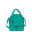 Kit Mochila Grande 2 Compartimentos mais Lancheira 2 Compartimentos e Estojo 2 Compartimentos Paul Frank Classics Verde - Esmeralda