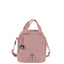 Kit Lancheira 2 Compartimentos e Estojo Box Especial Paul Frank T03 - Rosa Claro