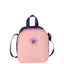 Kit Mochila 2 Compartimentos e Lancheira Grande Capricho Block - Coral