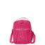 Kit Mochila Carrinho Externo mais Lancheira Pocket e Estojo Artístico Sestini Crinkle Rosa - Pink