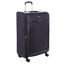 Mala de Viagem Grande com Rodas 360° Croco 4T - Preto