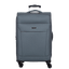 Mala de Viagem Grande Sestini Ultralight Plus com Rodas duplas 360°, Zíper Expansível e Cadeado TSA - Cinza