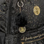Mochila 2 Compartimentos Paul Frank Styles - Black N Gold