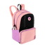 Mochila 2 Compartimentos Capricho Block - Pêssego e Lilás
