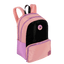 Mochila 2 Compartimentos Capricho Block - Pêssego e Lilás