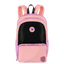 Mochila 2 Compartimentos Capricho Block - Pêssego e Lilás