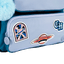 Mochila 2 Compartimentos Capricho Class Cosmic Patches - Azul