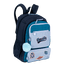 Mochila 2 Compartimentos Capricho Class Cosmic Patches - Azul