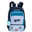 Mochila 2 Compartimentos Capricho Class Cosmic Patches - Azul