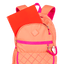 Mochila 2 Compartimentos Sestini Lover Laranja - Pêssego