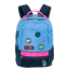 Mochila 2 Compartimentos Paul Frank Casual Patches - Azul