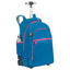 Mochila Carrinho 2 Compartimentos Paul Frank Classics Azul - Aquamarine