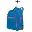 Mochila Carrinho 2 Compartimentos Paul Frank Classics Azul - Aquamarine