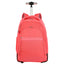 Kit Mochila Carrinho 2 Compartimentos mais Lancheira 2 Compartimentos e Estojo Box Especial Paul Frank Classics Neon Laranja - Papaya