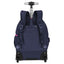 Mochila Carrinho 2 Compartimentos Sestini Rolling Grande Crinkle - Azul Neon