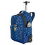 Mochila Carrinho 2 Compartimentos Capricho Wishes - Azul