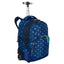 Mochila Carrinho 2 Compartimentos Capricho Wishes - Azul