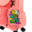 Mochila Carrinho Externo 4 Rodas Paul Frank Casual Laranja - Coral