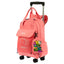 Mochila Carrinho Externo 4 Rodas Paul Frank Casual Laranja - Coral