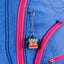 Mochila Carrinho Mega Rodas Paul Frank Classics Azul - Aquamarine