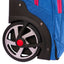 Mochila Carrinho Mega Rodas Paul Frank Classics Azul - Aquamarine