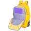 Mochila Carrinho 2 Compartimentos Sestini Rolling Crinkle - Amarelo