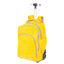 Mochila Carrinho 2 Compartimentos Sestini Rolling Crinkle - Amarelo