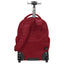Mochila Carrinho 2 Compartimentos Sestini Rolling Grande Crinkle - Vinho