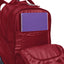 Mochila Carrinho 2 Compartimentos Sestini Rolling Grande Crinkle - Vinho