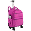 Mochila Carrinho com 4 Rodas Paul Frank Classics - Orquídea