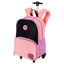 Mochila Carrinho Capricho Block - Pêssego e Lilás
