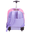 Mochila Carrinho Capricho Paetê - Rosa com Lilás