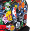 Mochila Carrinho Externo NBA Begins Logos - Preto