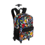 Mochila Carrinho Externo NBA Begins Logos - Preto