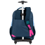 Mochila Carrinho Externo Paul Frank Casual Patches - Azul