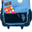 Mochila Carrinho Externo Paul Frank Casual Patches - Azul