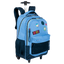 Mochila Carrinho Externo Paul Frank Casual Patches - Azul