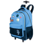 Mochila Carrinho Externo Paul Frank Casual Patches - Azul