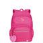 Kit Mochila Grande 2 Compartimentos mais Lancheira 2 Compartimentos e Estojo Capricho Crush - Rosa