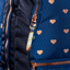 Mochila Grande 2 Compartimentos Capricho Wishes - Azul
