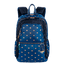 Mochila Grande 2 Compartimentos Capricho Wishes - Azul