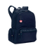 Mochila Grande 2 Compartimentos Paul Frank Classics Azul Marinho