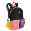 Mochila Grande Capricho Contrast - Preto e Rosa